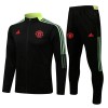 Barn Manchester United Overaller 2022-23 Svart gul Barn Manchester United Overaller 2022-23 Svart gul